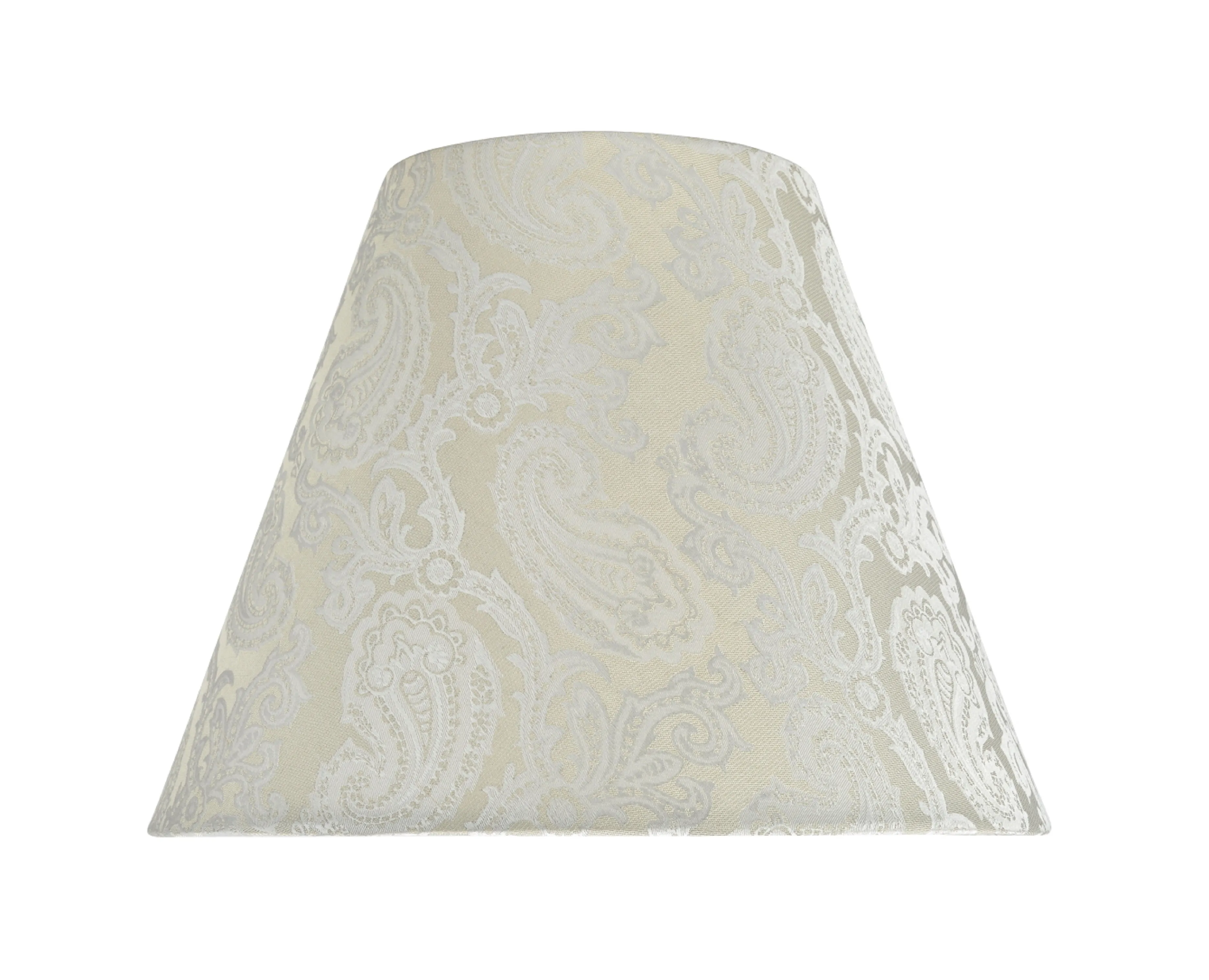 # 32011 Transitional Hardback Empire Shape Spider Construction Lamp Shade in Taupe with Design, 14" wide (7" x 14" x 11")