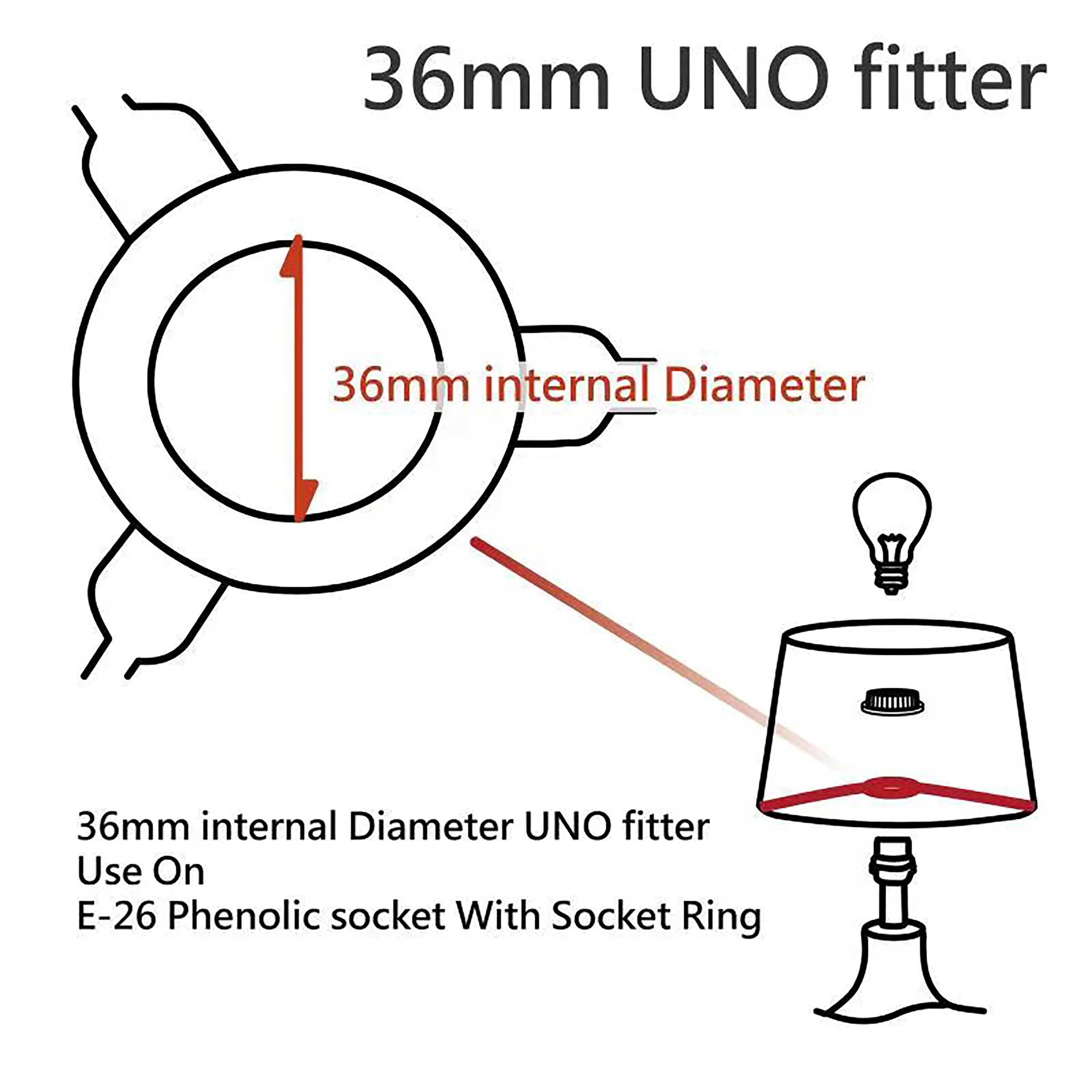 # 58402 Transitional Drum (Cylinder) Shape UNO Construction Lamp Shade in White & Grey, 10" Wide (10" x 10" x 10")