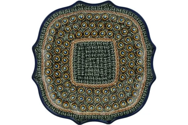 10" 8 Point Plate - Brown Beauty