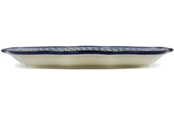 10" 8 Point Plate - Grecian Sea