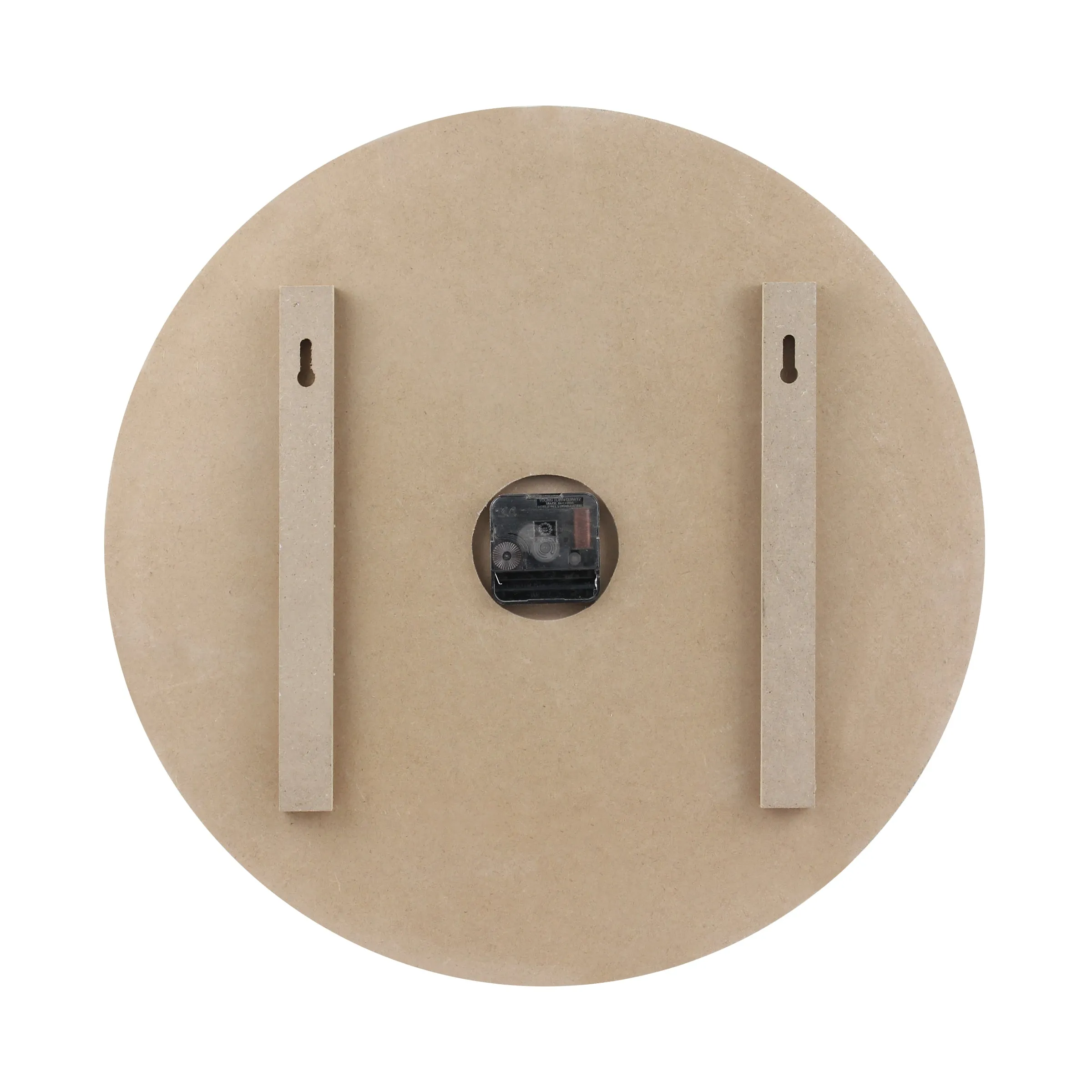 18” Coastal Worn Blue and White MDF Wall Clock (WS)
