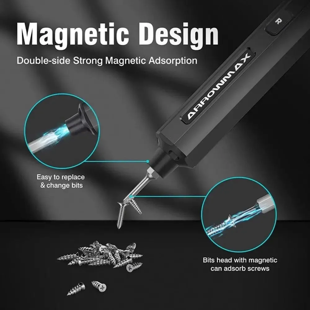 28 In-1 Rechargeable Cordless Magnetic Electric Screwdriver Precision Bits Set