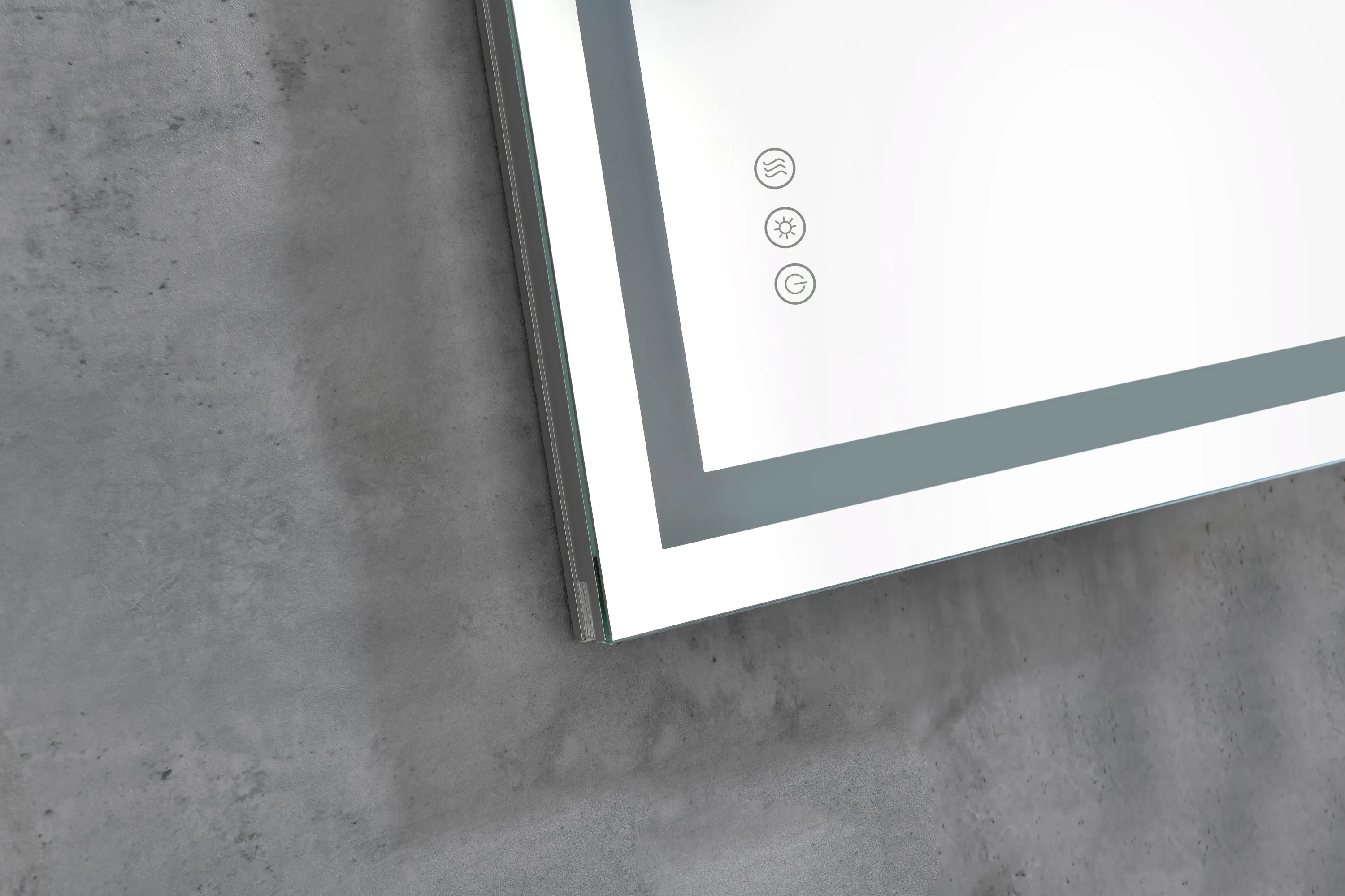 48 x 24 Inch LED Mirror Bathroom Vanity Mirrors with Lights, Wall Mounted Anti-Fog Memory Large Dimmable Front Light Makeup Mirror