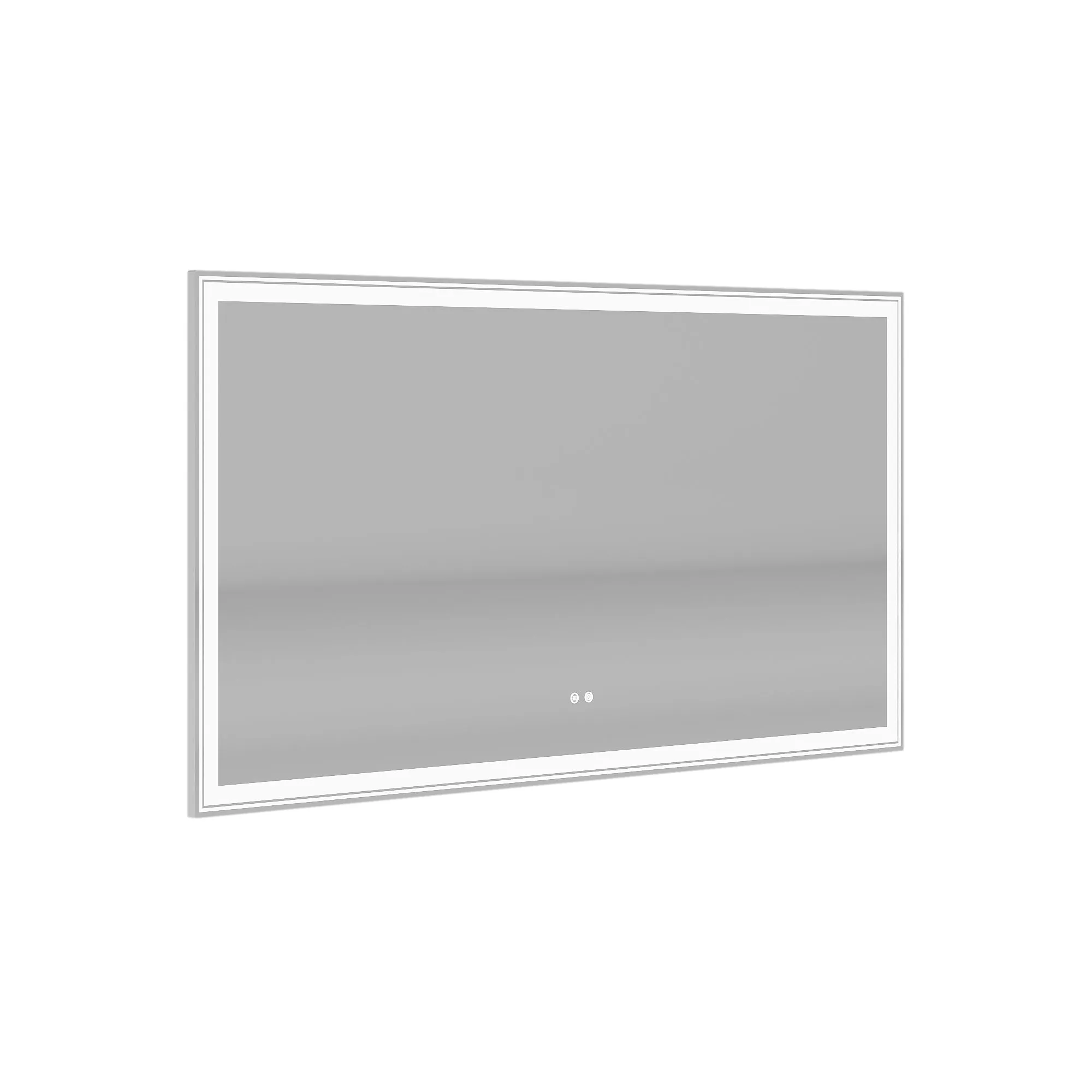 72×36 inch LED-Lit bathroom mirror, wall mounted anti-fog memory Large Adjustable Brightness front and back light Rectangular Vanity mirror