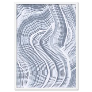 Abstract Paint Texture Lines - Art Print