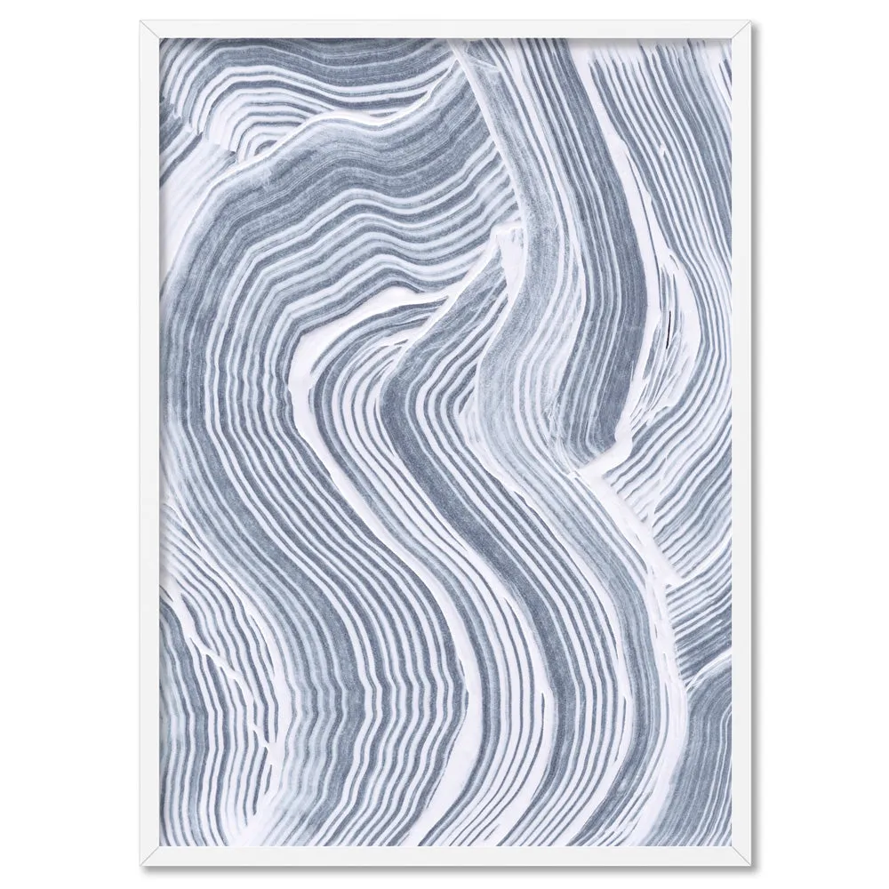 Abstract Paint Texture Lines - Art Print