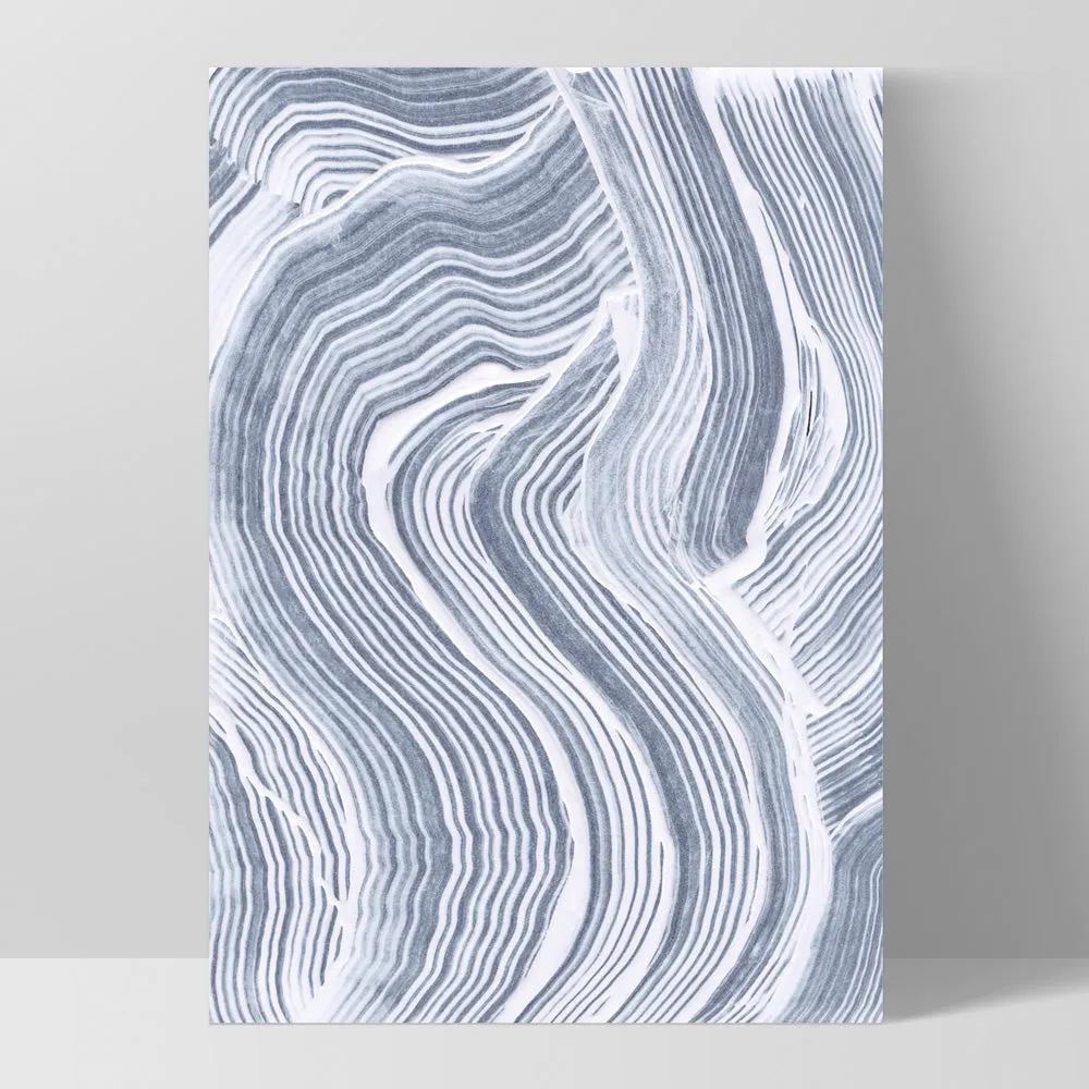 Abstract Paint Texture Lines - Art Print