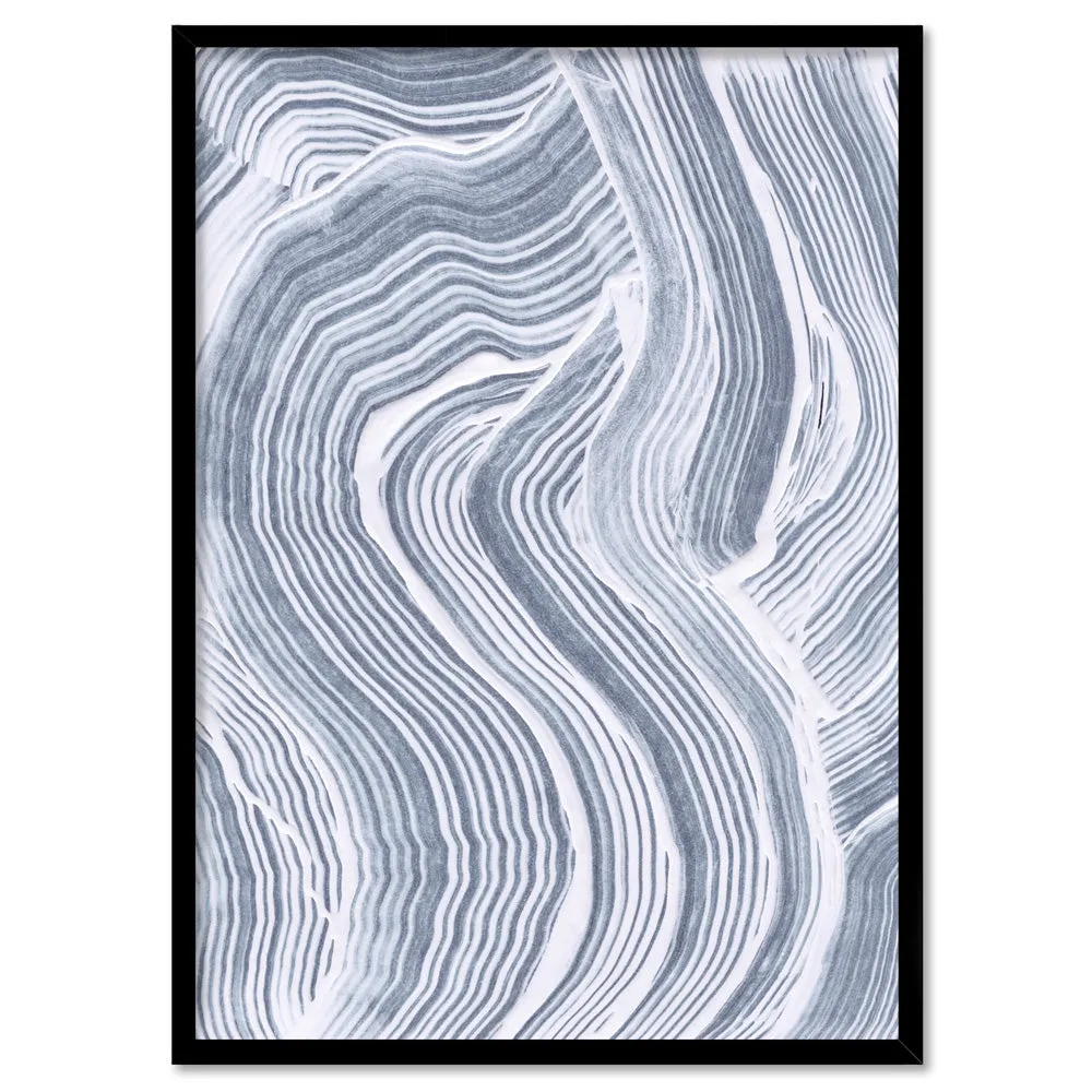 Abstract Paint Texture Lines - Art Print