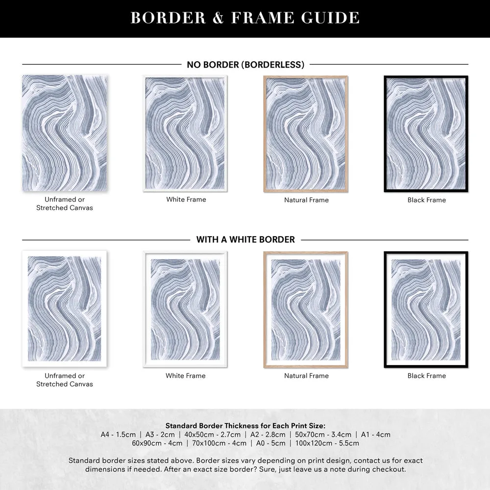 Abstract Paint Texture Lines - Art Print