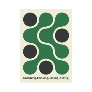 Acting Unframed Print