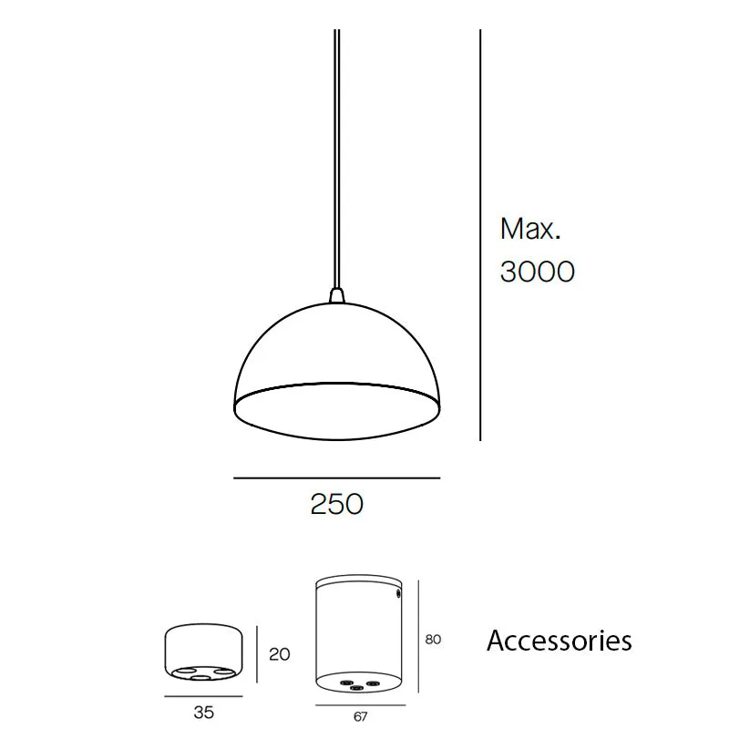 Adjustable Black 3 Head Pendant Light