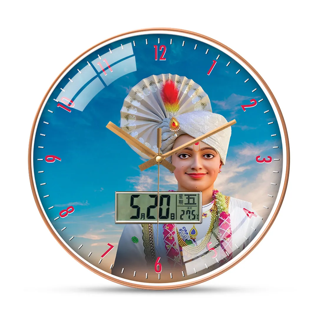 Adorable swaminarayan wall clock