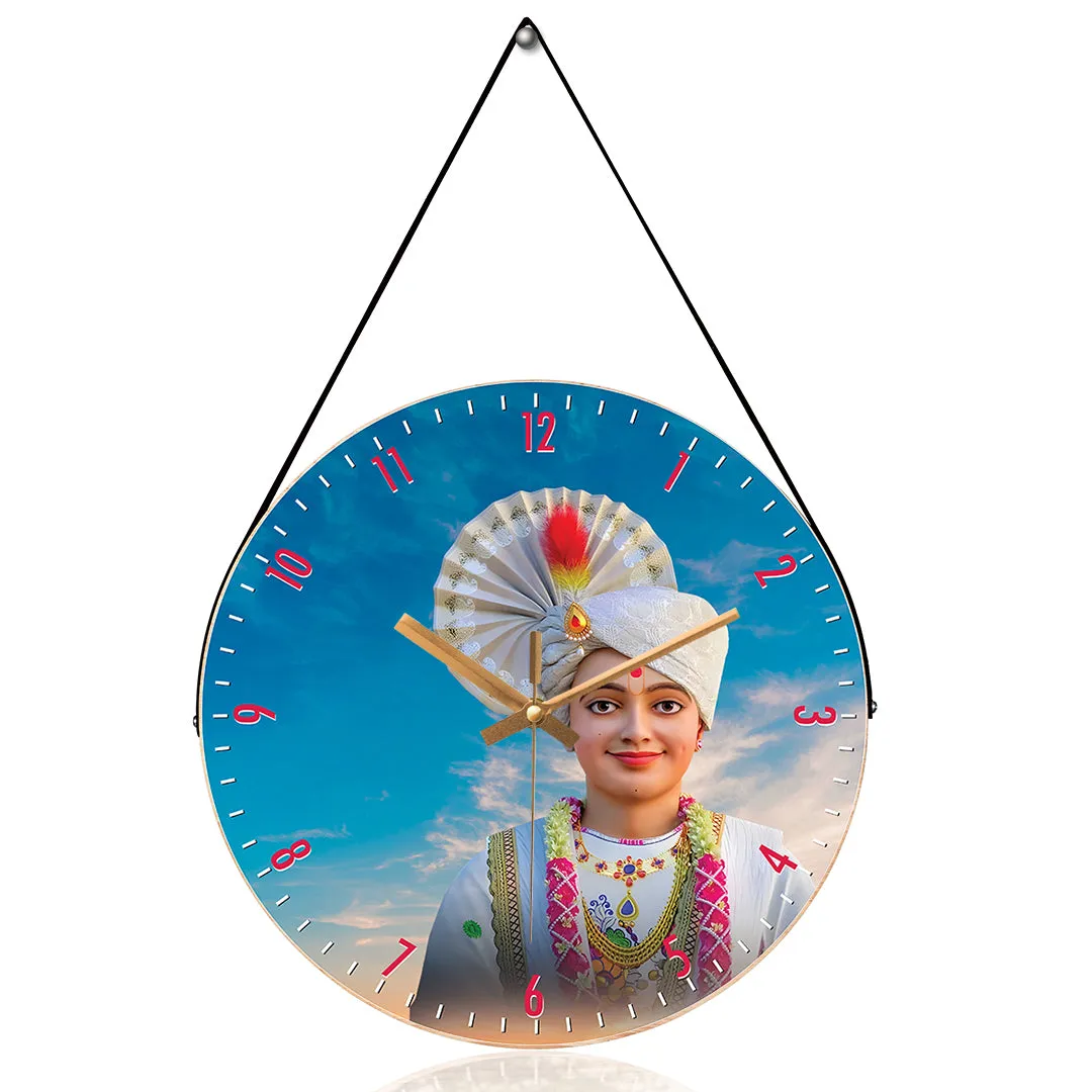 Adorable swaminarayan wall clock
