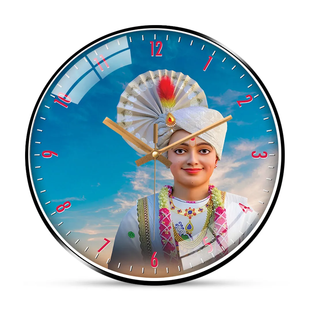 Adorable swaminarayan wall clock