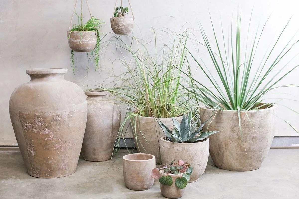 Affiti Clay Planter - Medium