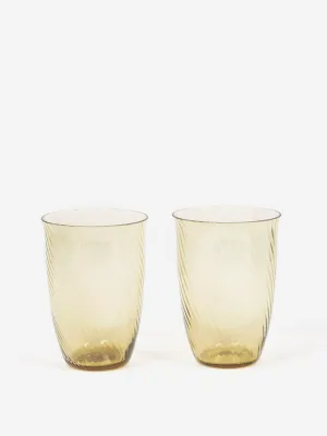 &Tradition Collect Drinking Glass 2 Pack SC60 - 165ml - Amber