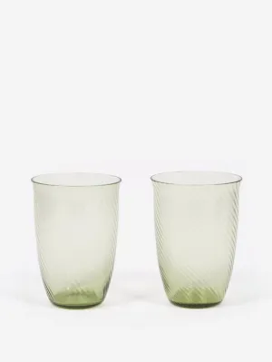 &Tradition Collect Drinking Glass 2 Pack SC60 - 165ml - Moss