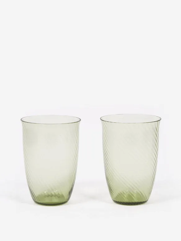 &Tradition Collect Drinking Glass 2 Pack SC60 - 165ml - Moss