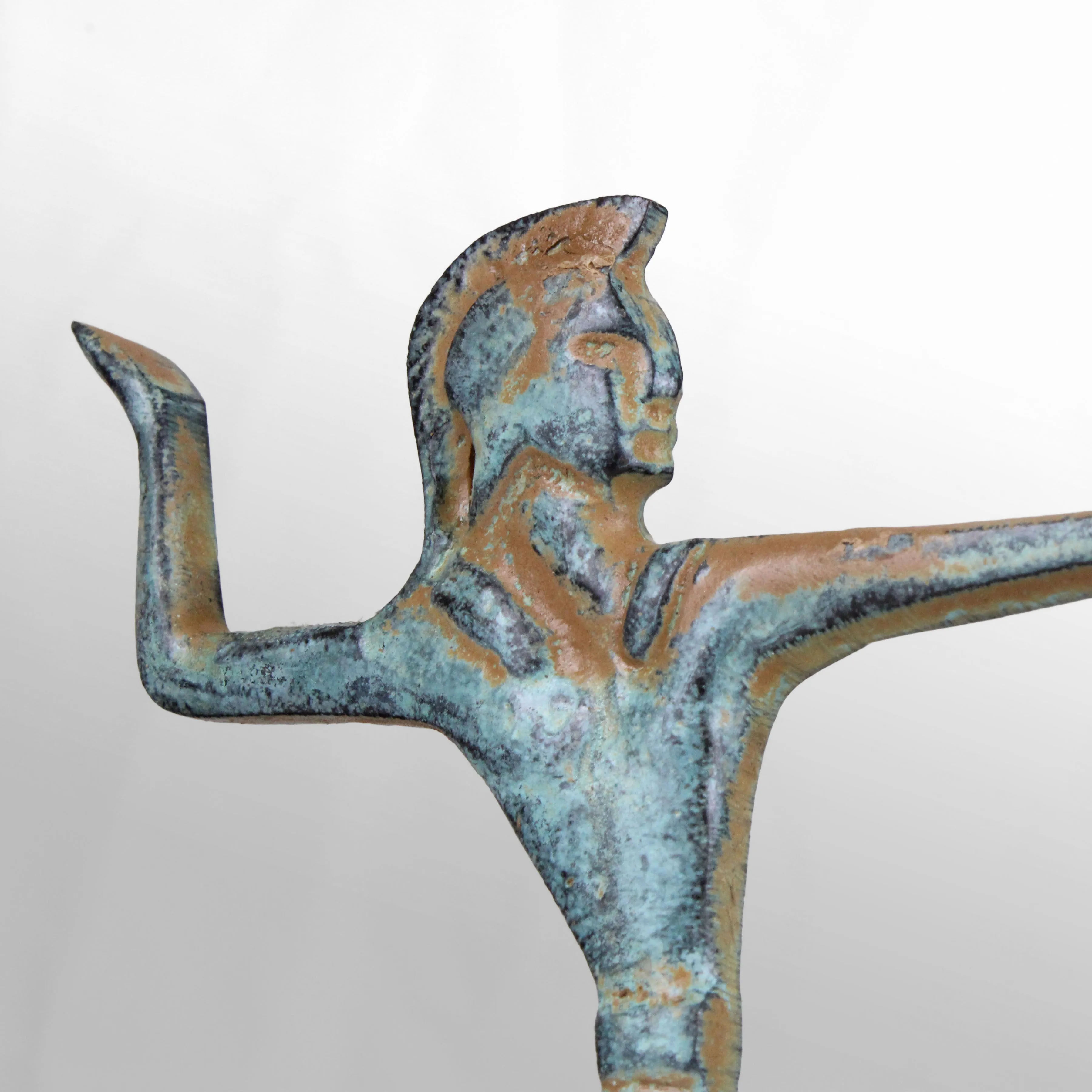 Ancient Greek Chariot Statue of a Victorious Warrior