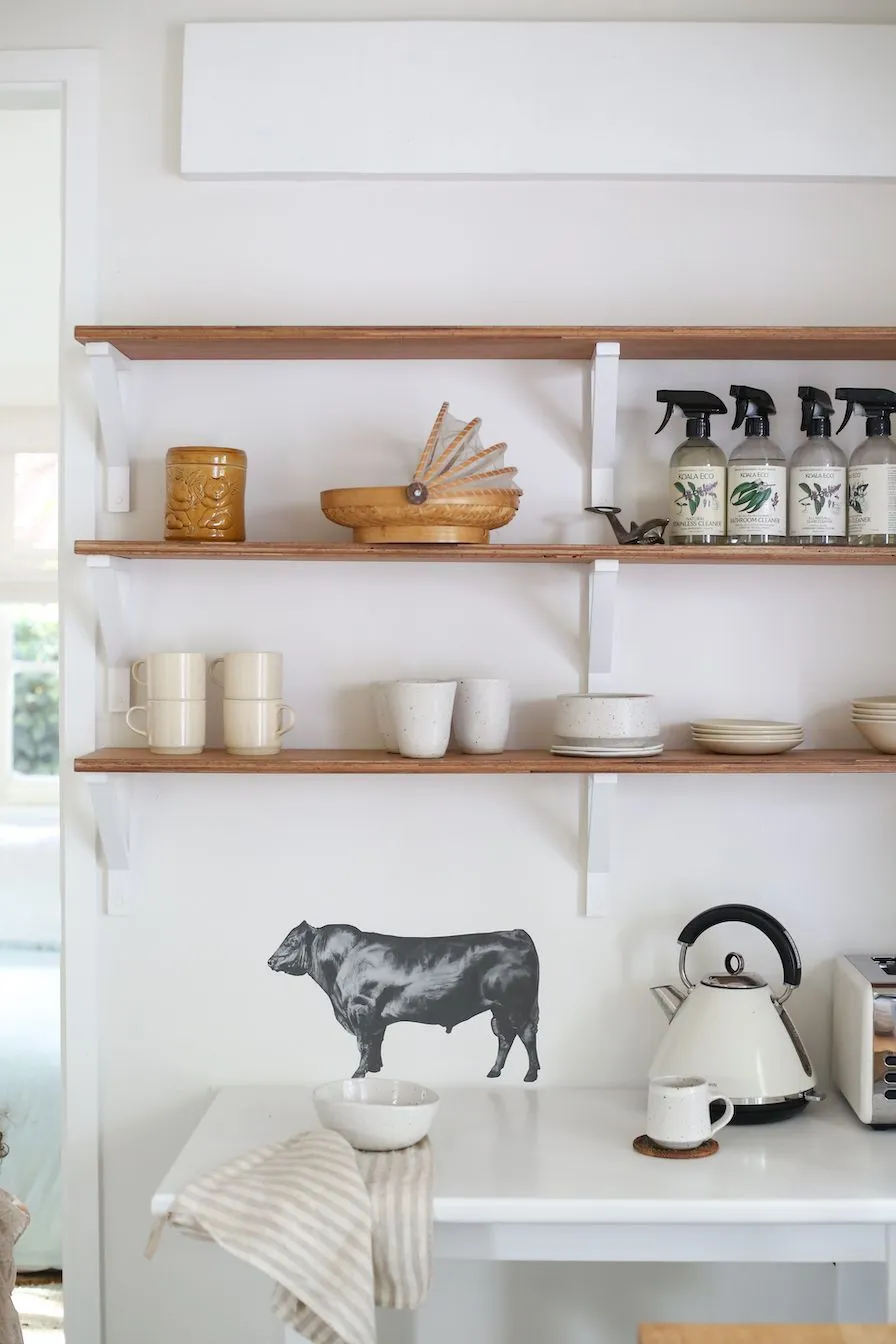 Anna Louise Richardson - Hand Drawn Bull (left) Removable Fabric Wall Decal (alr007)