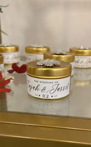 Arise Wedding Favor Candle 2oz