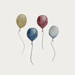 Atlas & August Ballon - Group 1 Reusable Wall Sticker