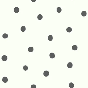 Black Dots Peel and Stick Wallpaper