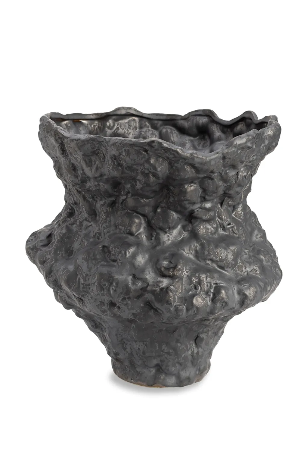 Black Hand-Casted Ceramic Vase | Liang & Eimil Gaia I