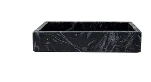 Black Marble Napkin Tray