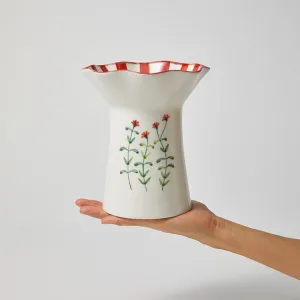 Blossom Tall Red Vase