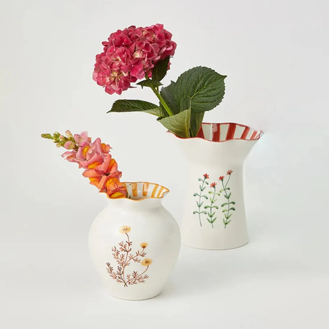 Blossom Tall Red Vase
