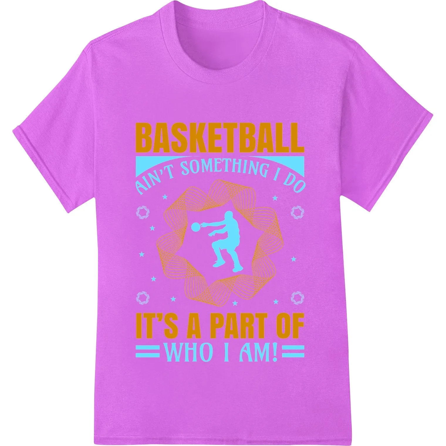 Bold Basketball Passion - Inspiring DTF Heat Transfer
