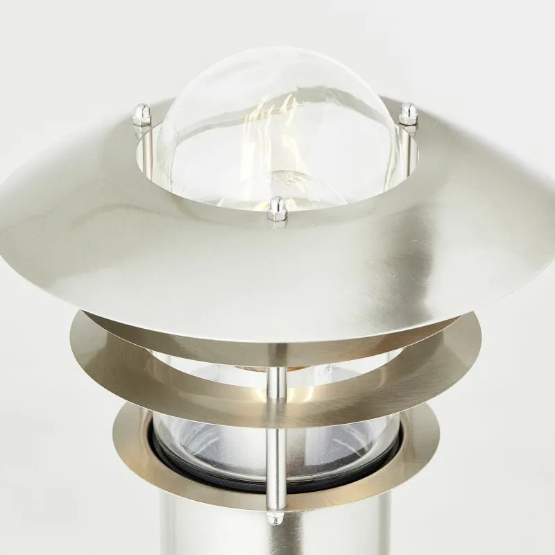 Brilliant 1 Light 60W Terrence Outdoor Path Light - Stainless Steel | 45785/82