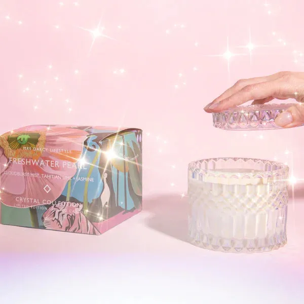 Candle Freshwater Pearl | Cloudburst Mist, Tahitian Lime   Jasmine