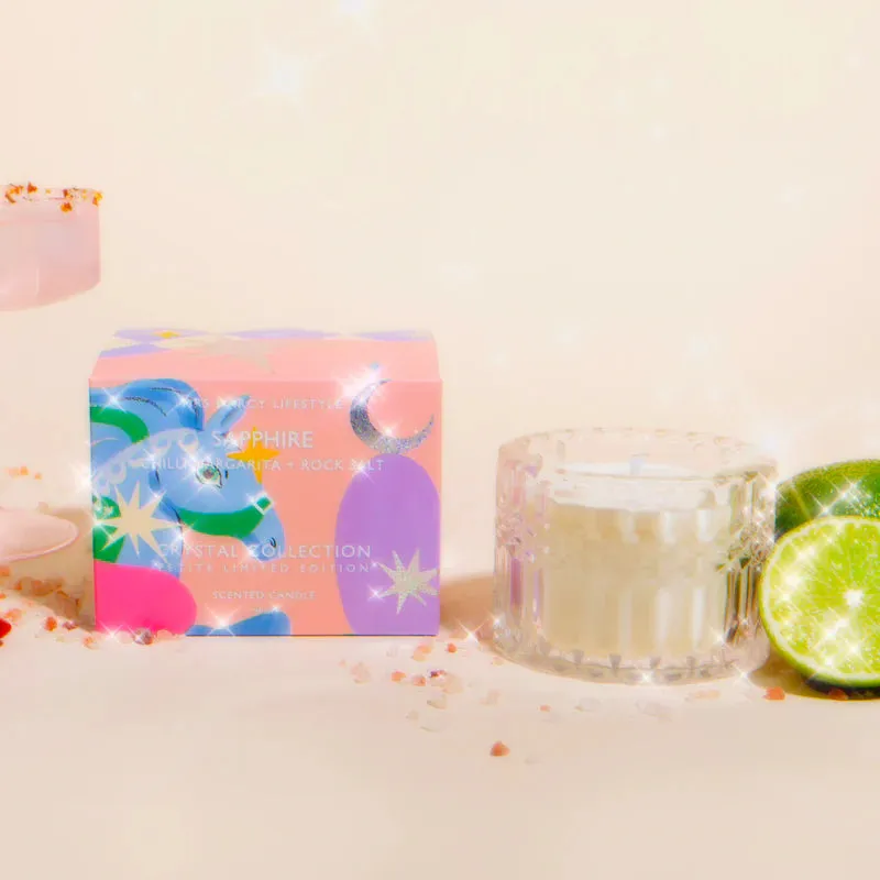Candle Sapphire | (Petite) |  Chilli Margarita   Rock Salt