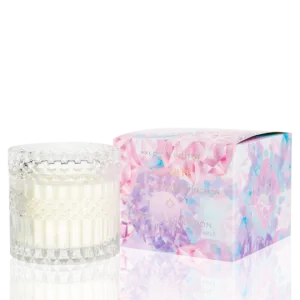 Candle Selenite | Lychee, Quince   French Macaron