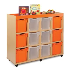 Candy Colours 12 Jumbo Tray Unit