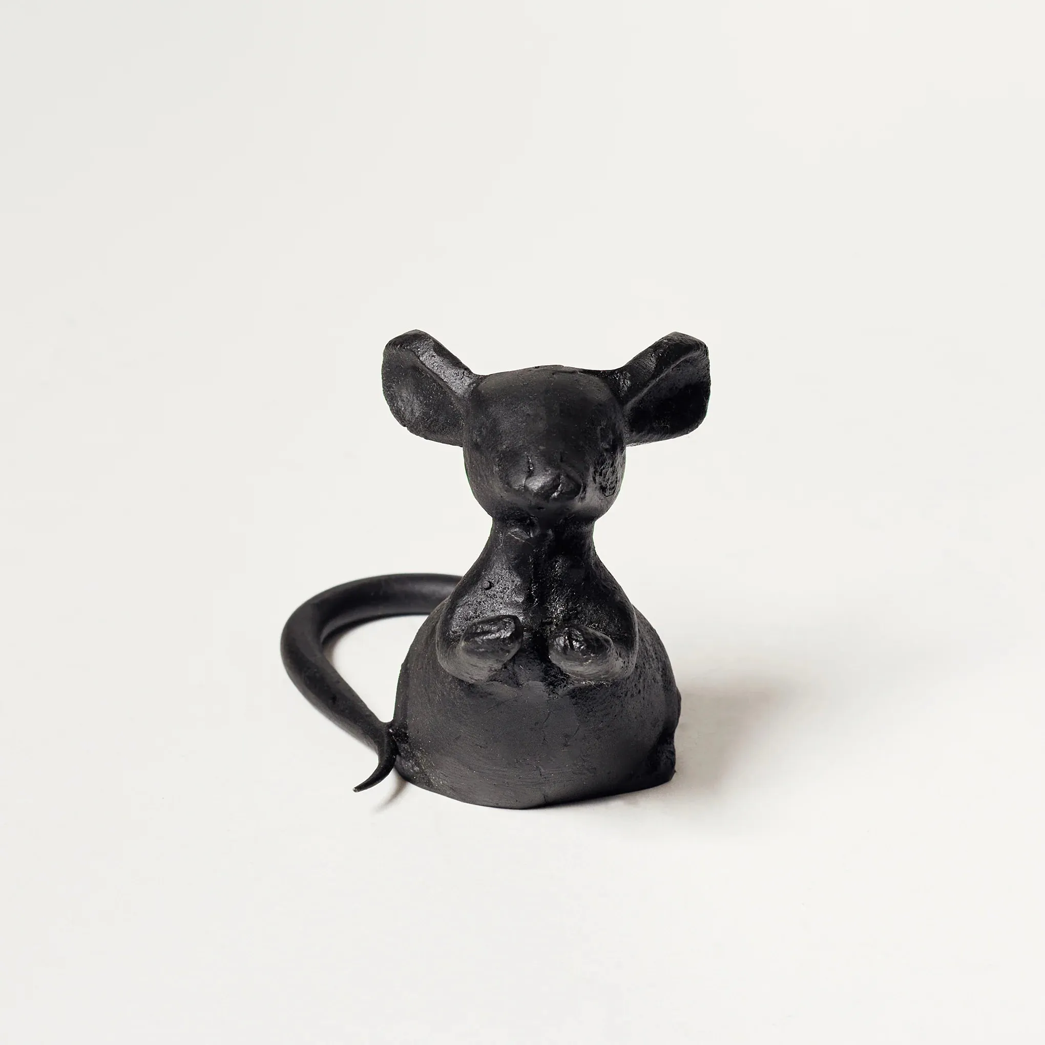 Cast Iron Mouse Sculptures – Whimsical Garden and Home Decor