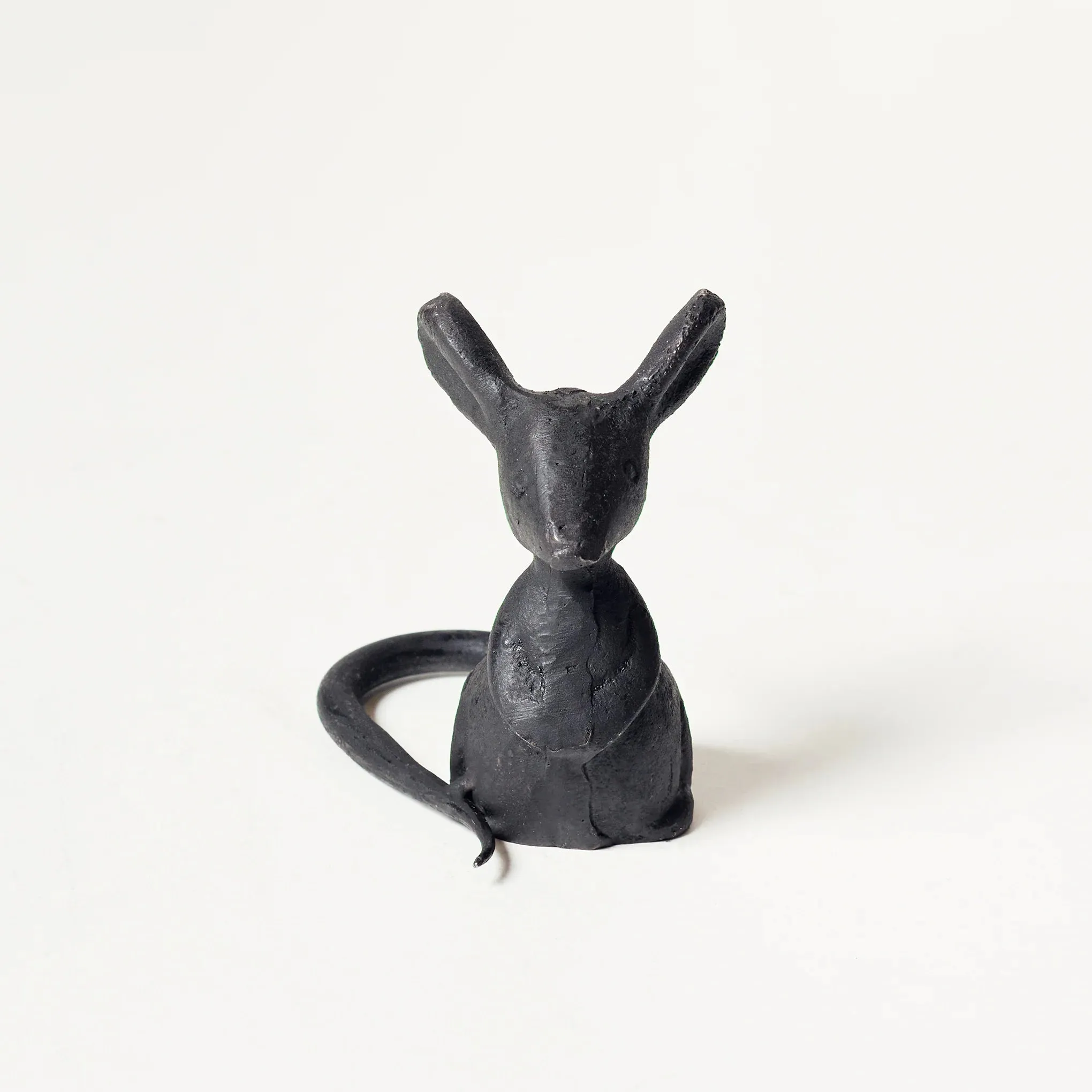 Cast Iron Mouse Sculptures – Whimsical Garden and Home Decor