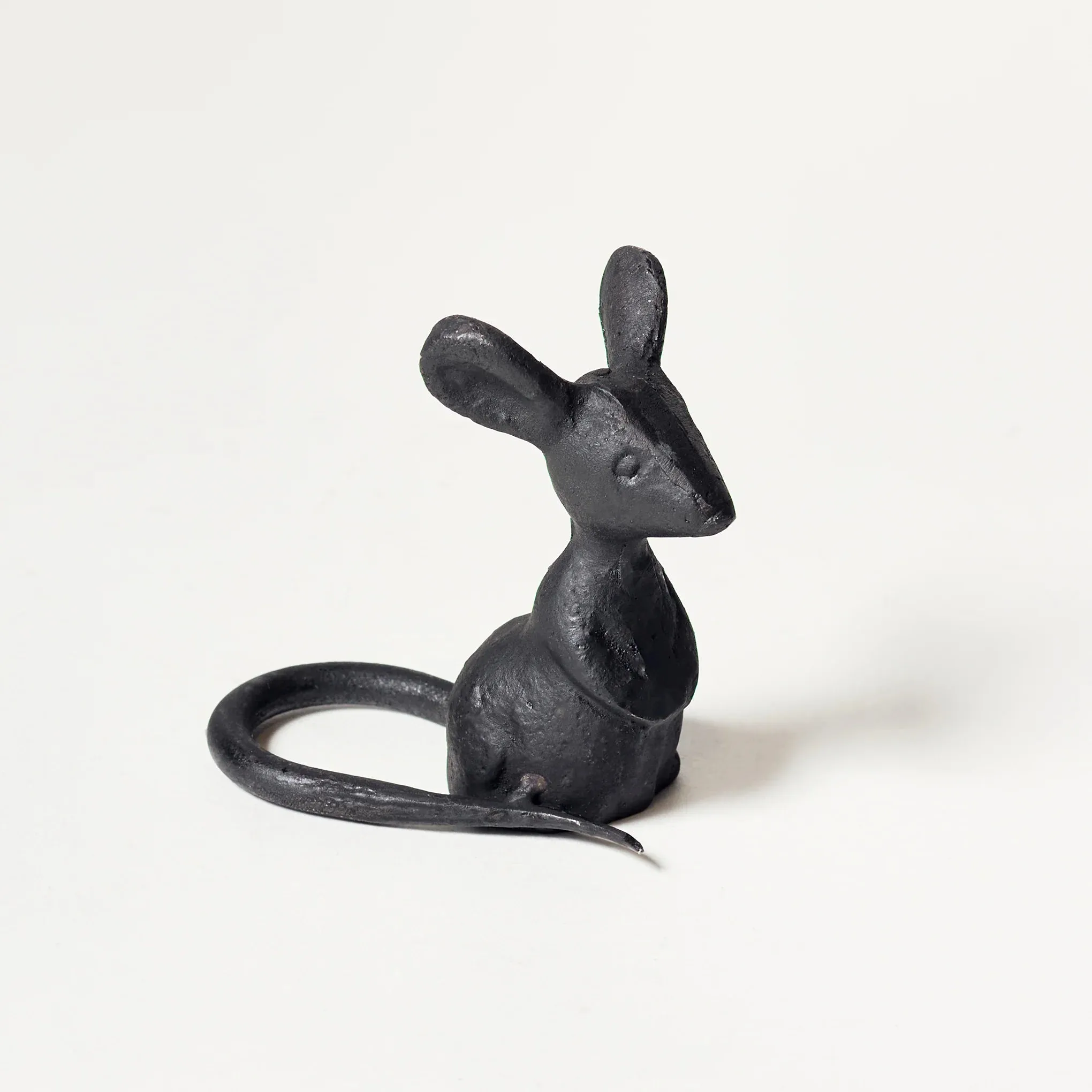 Cast Iron Mouse Sculptures – Whimsical Garden and Home Decor