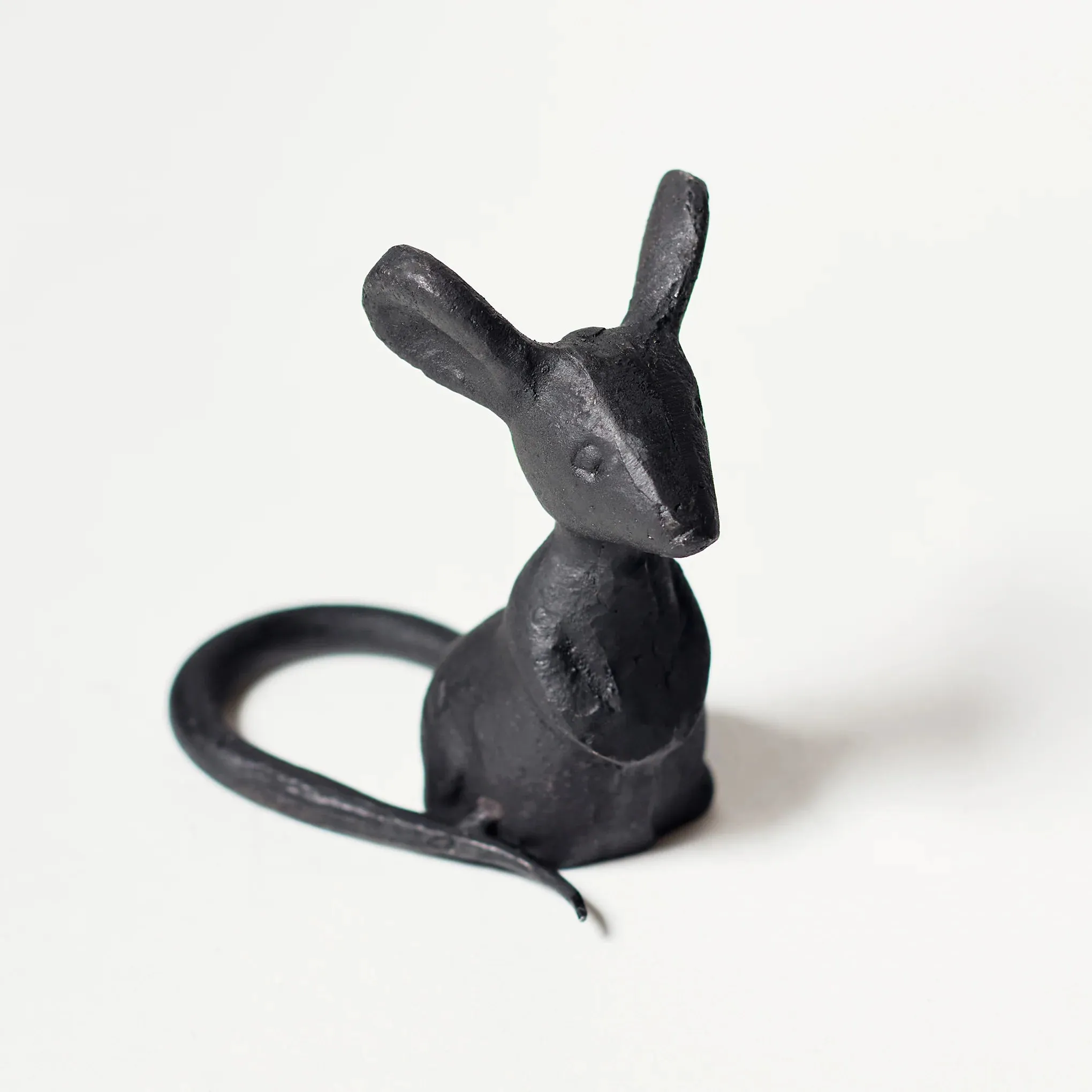 Cast Iron Mouse Sculptures – Whimsical Garden and Home Decor