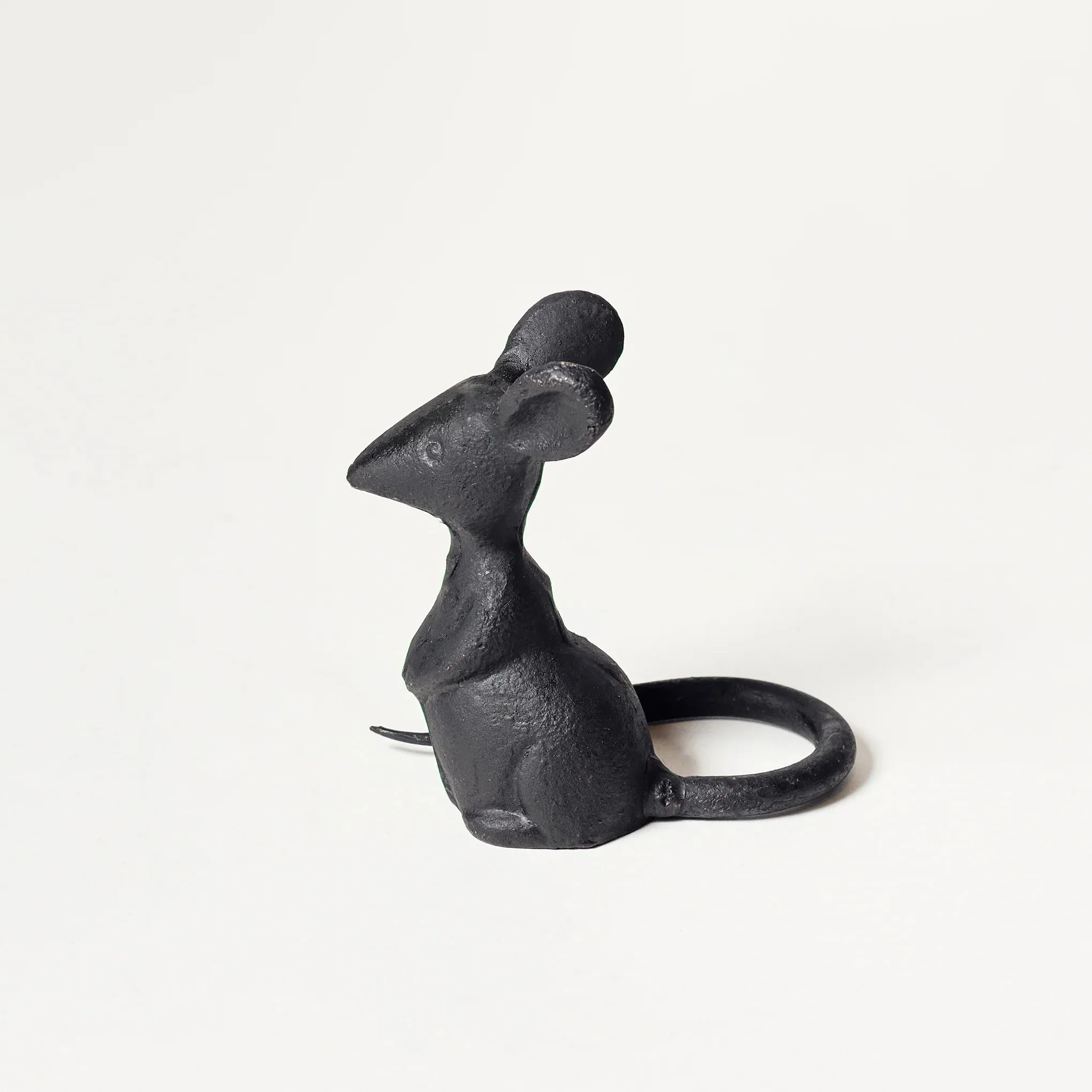 Cast Iron Mouse Sculptures – Whimsical Garden and Home Decor