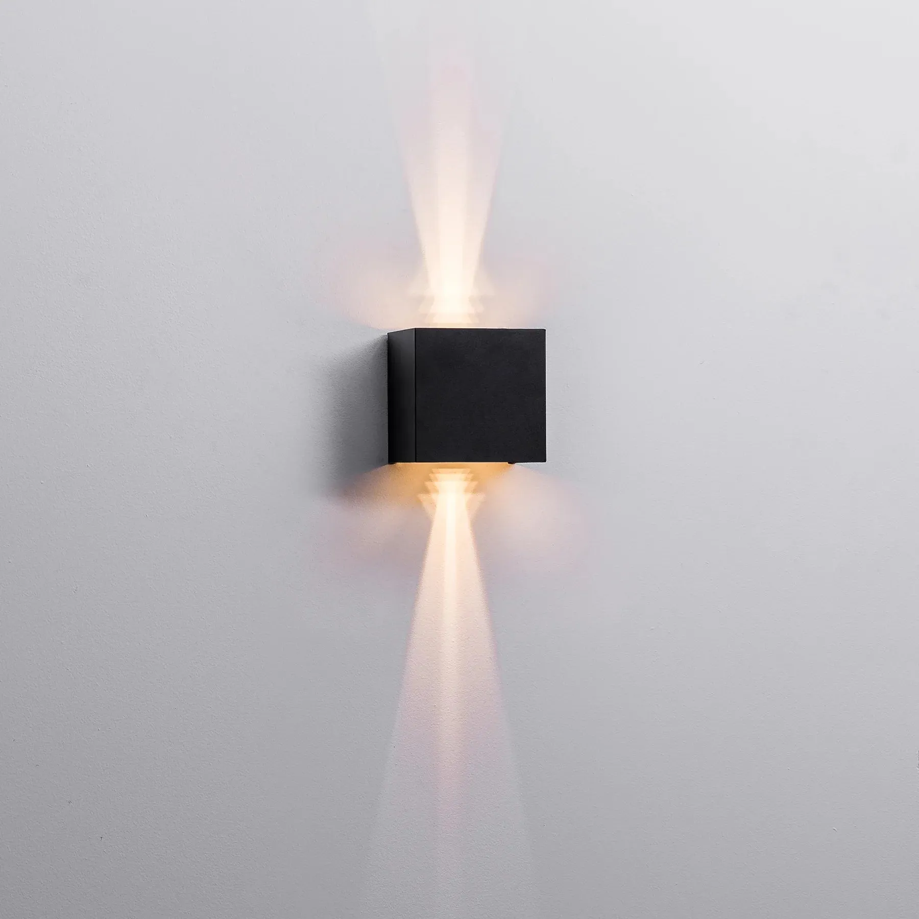Contemporary Square Mount Wall Light | Assorted Finishes | TRIColour