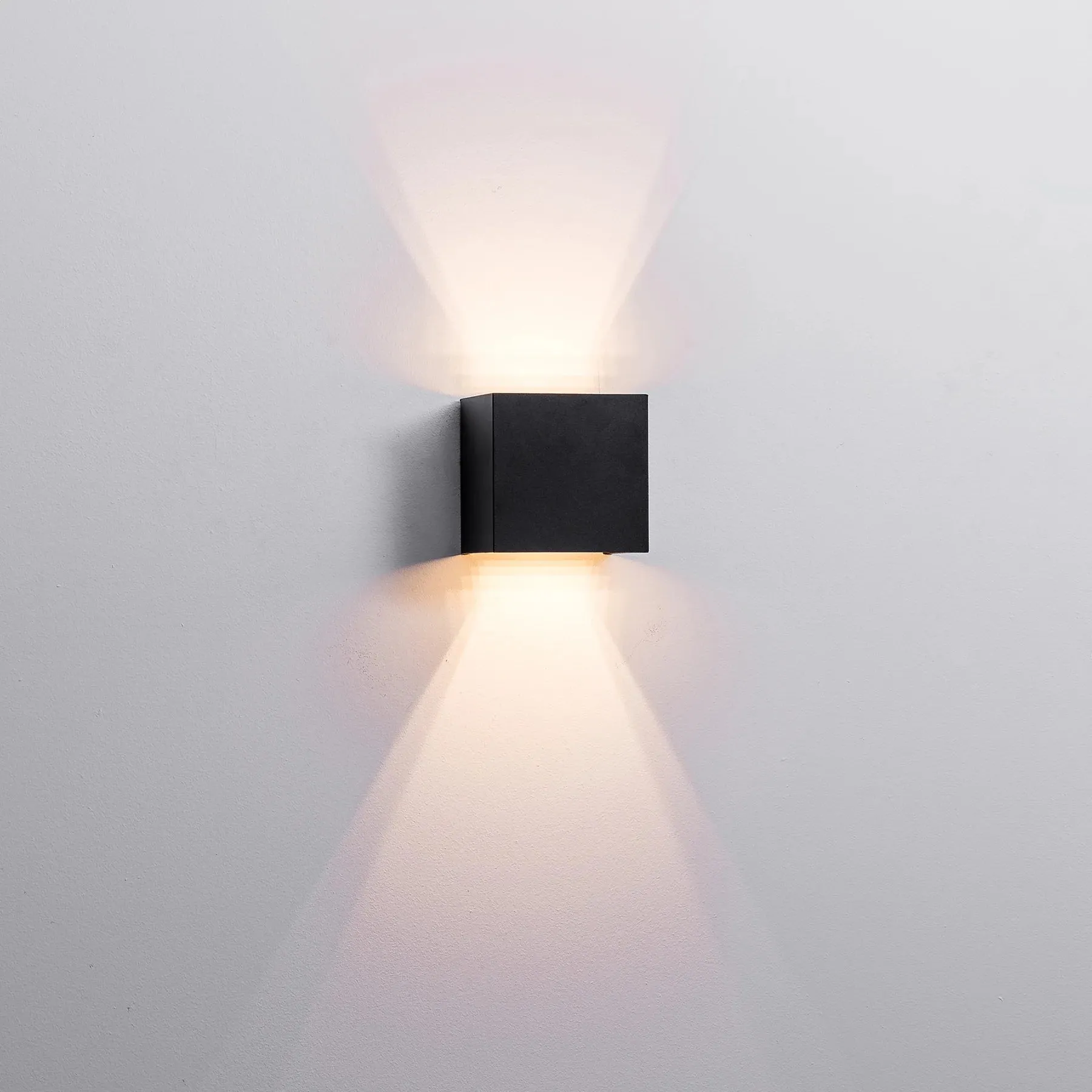 Contemporary Square Mount Wall Light | Assorted Finishes | TRIColour