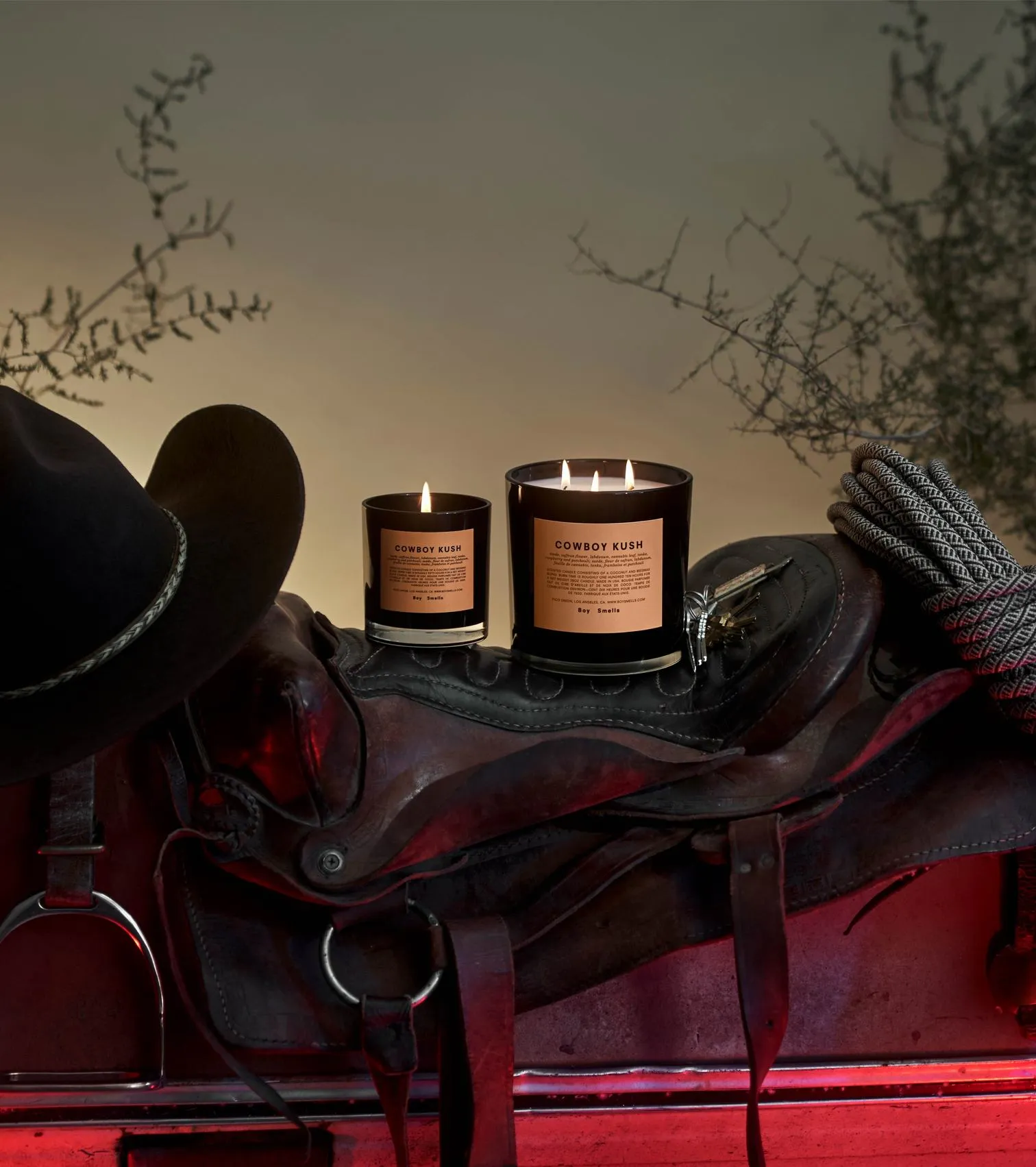 COWBOY KUSH MAGNUM SCENTED CANDLE BY BOY SMELLS