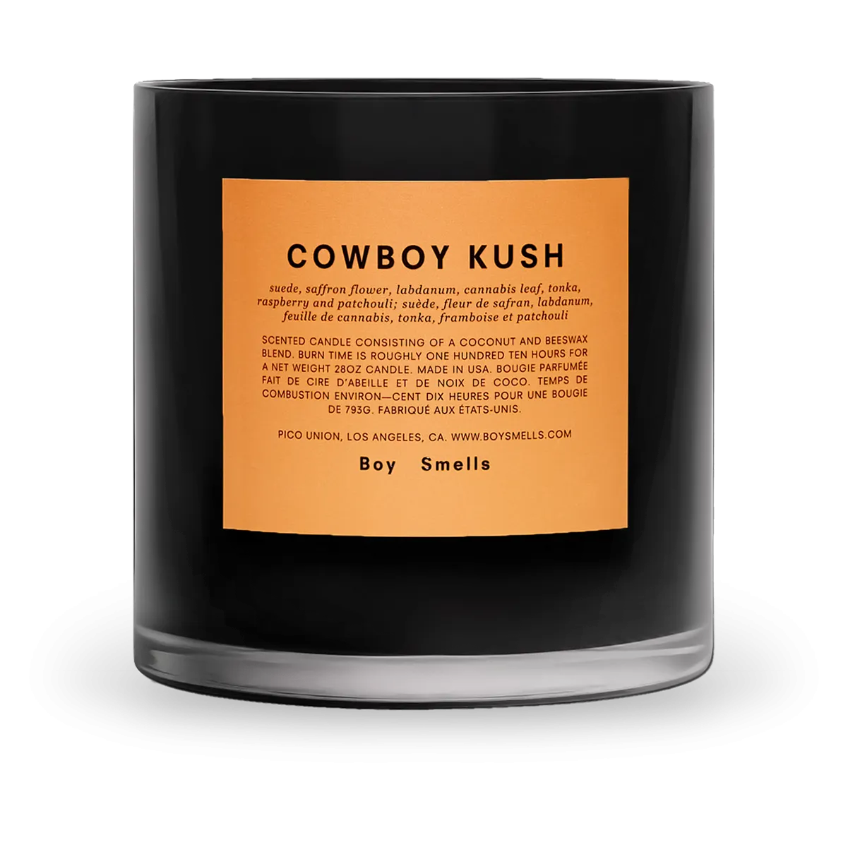 COWBOY KUSH MAGNUM SCENTED CANDLE BY BOY SMELLS