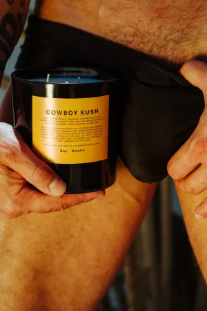 COWBOY KUSH MAGNUM SCENTED CANDLE BY BOY SMELLS