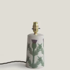 Cream Thistle Small Tapered Lamp