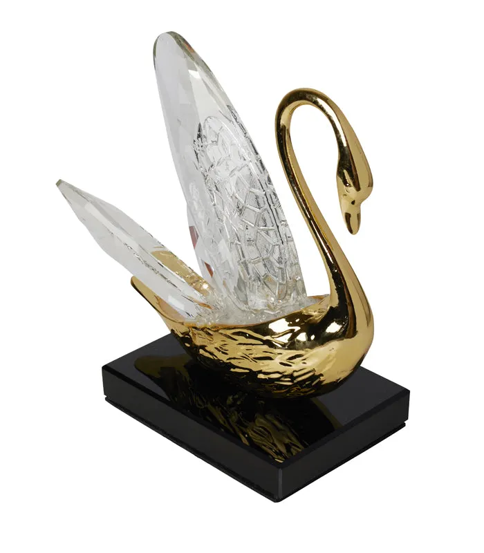 Crystal Swan Sculpture