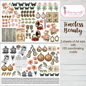 Dress My Craft Image Sheet 240gsm A4 2 pack - Timeless Beauty*